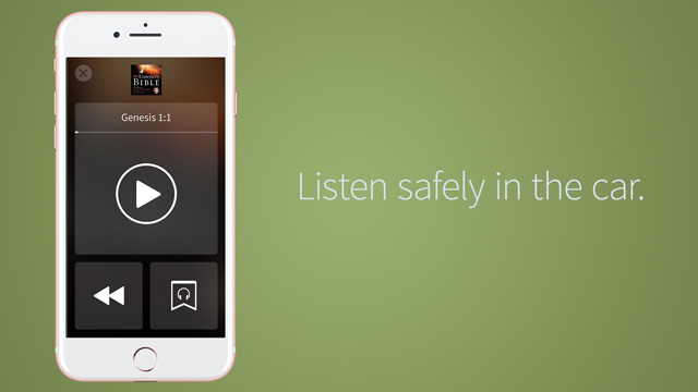 listen safely in the car audio bible