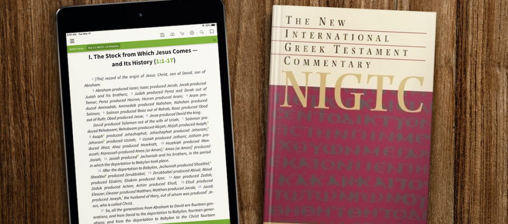 New International Greek Testament Commentary Mark as drama